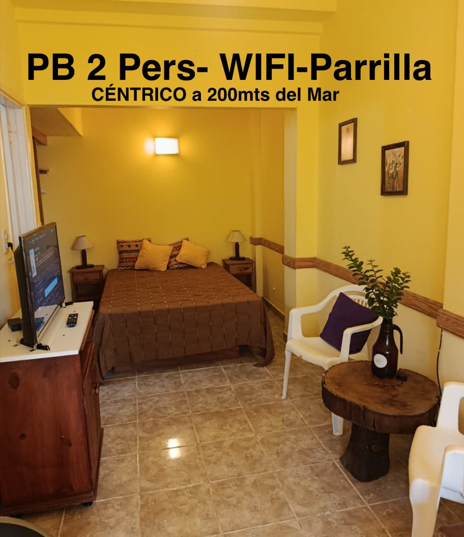 Lucila del Mar Monoambiente Ideal Parejas Cerca de Todo